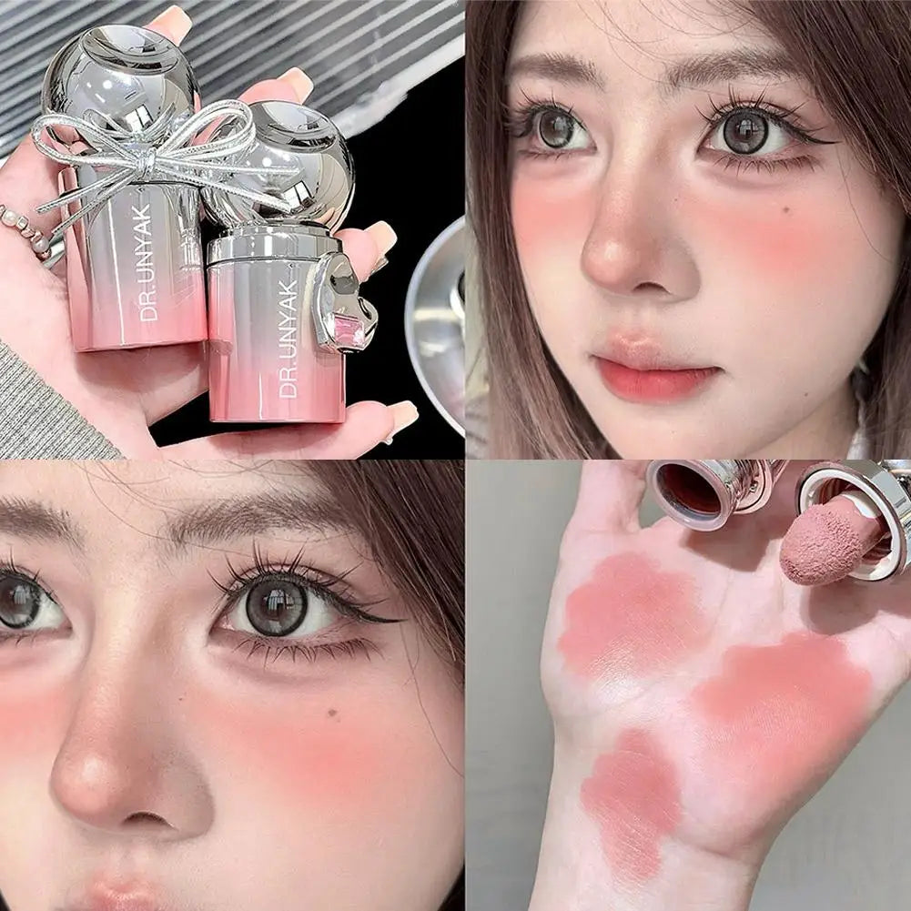 Liquid Blusher Contracts Cheek Face Blush Makeup Waterproof Long-Lasting BrighteningHydrating Liquid Blush Beauty Makeup Tools