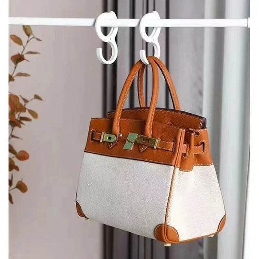 New 10PCS Multi-purpose Card Position S-hook Hanging Storage Hook Windproof Hooks S Shaped Punch-free Wardrobe Closet Hook