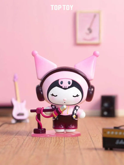 Sanrio Characters Kuromi Blind Box Sparkling Idol Series Trendy Doll Garage Kit Desktop Ornament Children Birthday Toy Gift