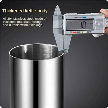 304 Stainless Steel Oil Pot Kitchen Oil Tank Sauce Vinegar Drip-Proof Dust-Proof Oil Storage Container To Store Kitchen Tools