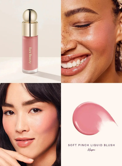 Rare Beauty Lipstick Blush Highlighter Cosmetics Moisturizing Long-Lasting Inspiring Hope Honesty Happiness Joy Makeup with Box