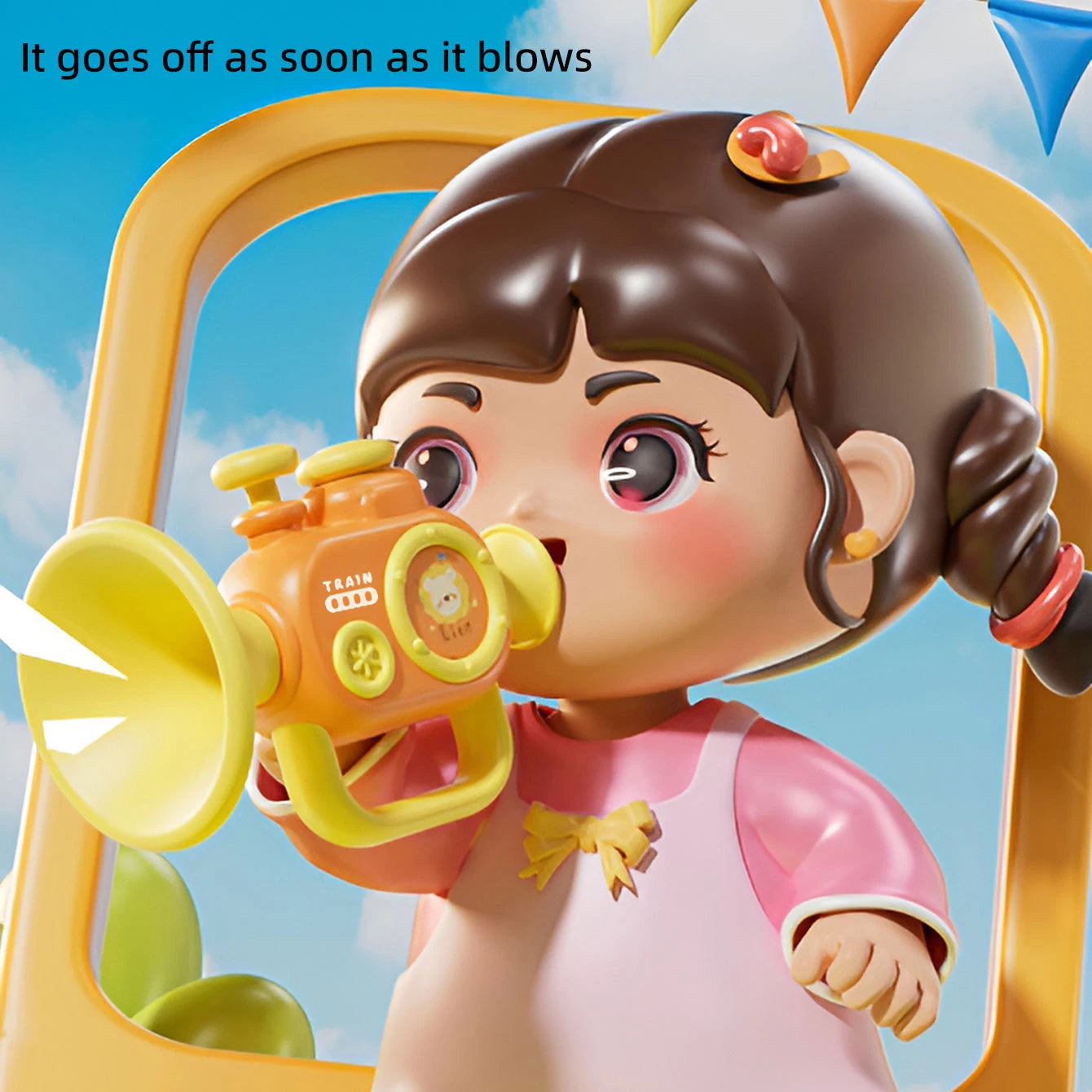 Baby trumpet toys can play Musical Instruments early education education