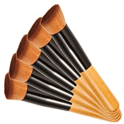 Portable Angled Makeup Brushes Flat Top Multifunctional Concealer Makeup Brushes Professional Soft Cosmetic Makeup Tool