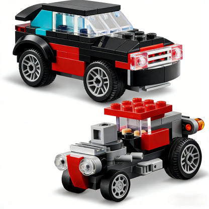 Helicopter Flatbed Transporter 31146 Building Blocks Sets Suitable for Birthday Gifts Compatible with Legoed Particles，270pcs.
