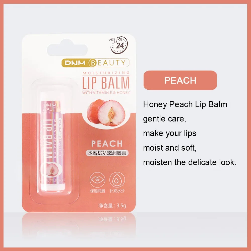 Fresh Fruit Lip Balm Lip Oil Moisturizing Clear Transparent Lipstick Long Lasting Hydrating Lipgloss Cosmetic Lip Gloss Base Gel