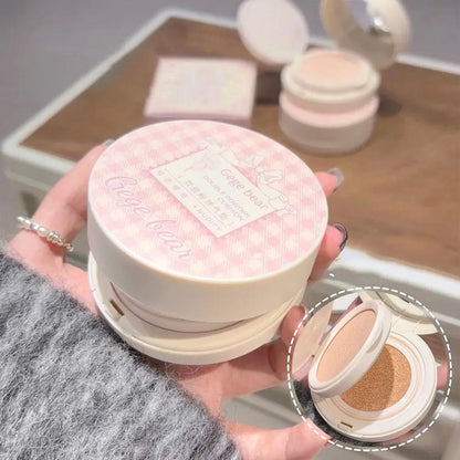 Gege Bear Air Cushion BB Cream Concealer Moisturizing Waterproof Long Lasting Natural Brighten Oil Control Liquid Foundation