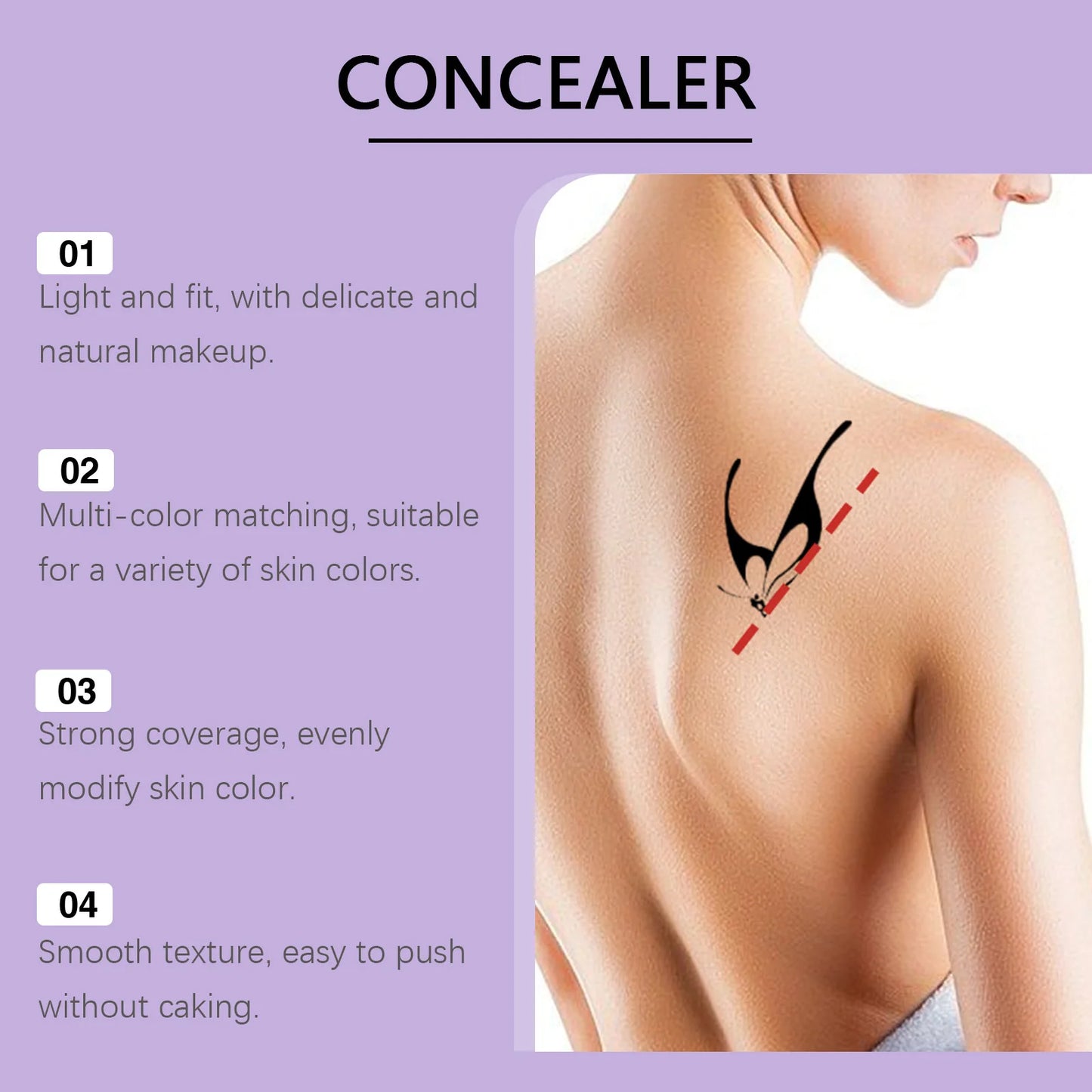 Soft Matte Cream Concealer Full Coverage Blemishes Wrinkles Tattoos Flawless Lasting Waterproof Sweatproof Cushion Foundation ﻿