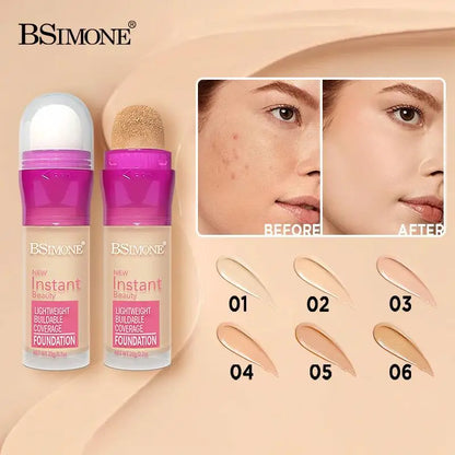 1Pc BSIMONE Matte Liquid Foundation Sponge Applicator – Oil-Control, Long-Lasting, Waterproof BB Cream For Brightening