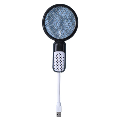 Compact Mini USB Mosquito Swatter UV Light Electric Shock Insect Racket Security Net Portable Fly Bug Zapper Camping
