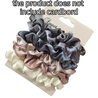 100/60/30/3/6pcs Multi Color Set Fashion Women's Small Intestine Hair ties Release scrunchies headwear scrunchy Accessories