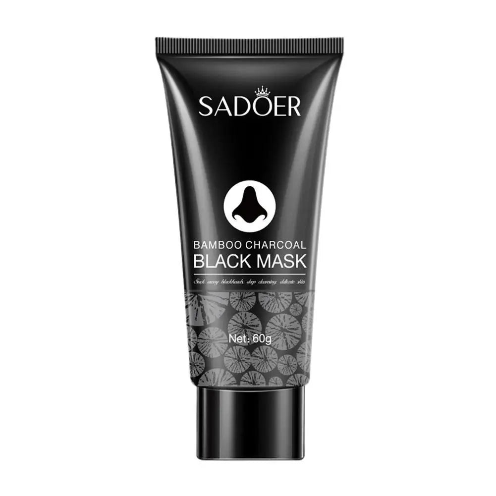 New High-end Deep Cleansing Black Mask Bamboo Charcoal Blackhead Remover Face Mask Skin Care Peal-off Nose Mask 60g