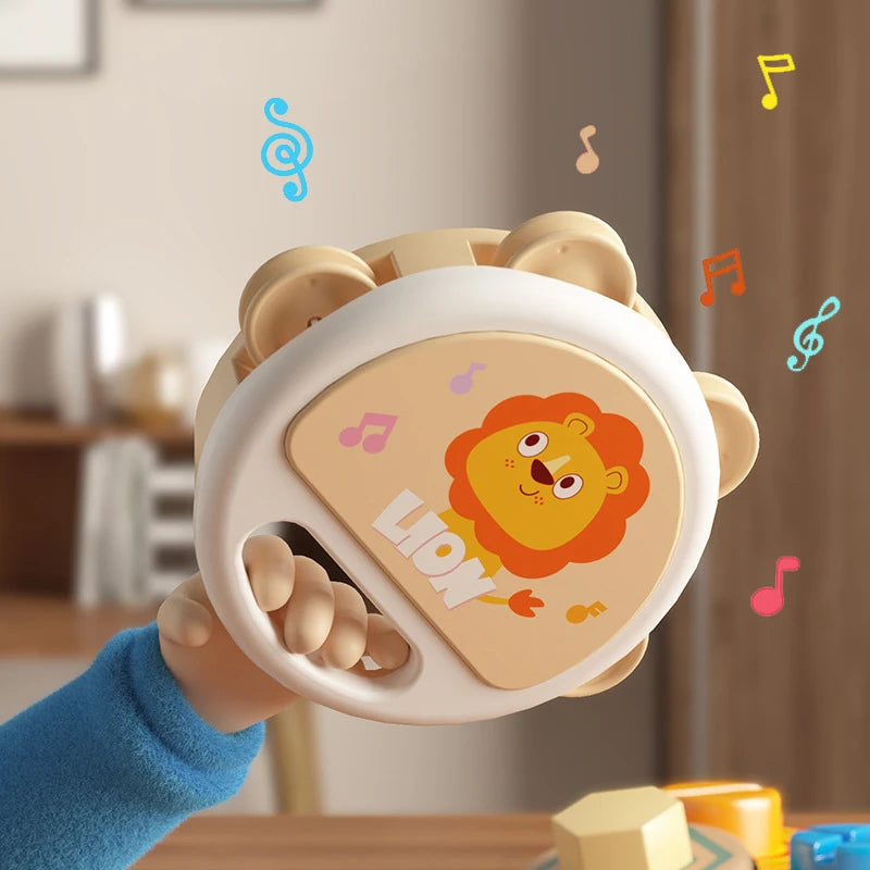 Baby Musical Instruments Drum Toys Montessori Learning Toys for Toddlers 1-3 Baby Early Hand Development Interactive Music Toys