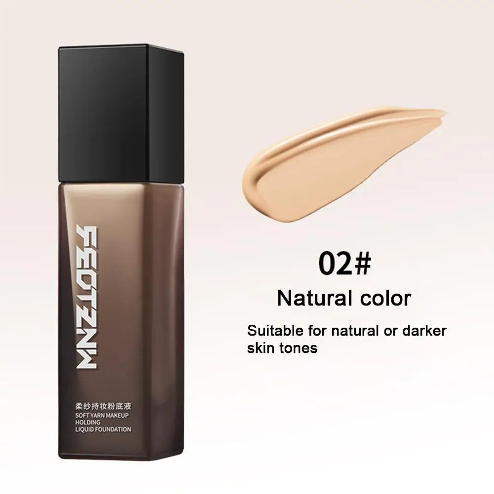 Liquid Foundation Naturally Covers Soft Matte Foundation Base Makeup Moisturizing Concealer CC Cream Makeup Foundation