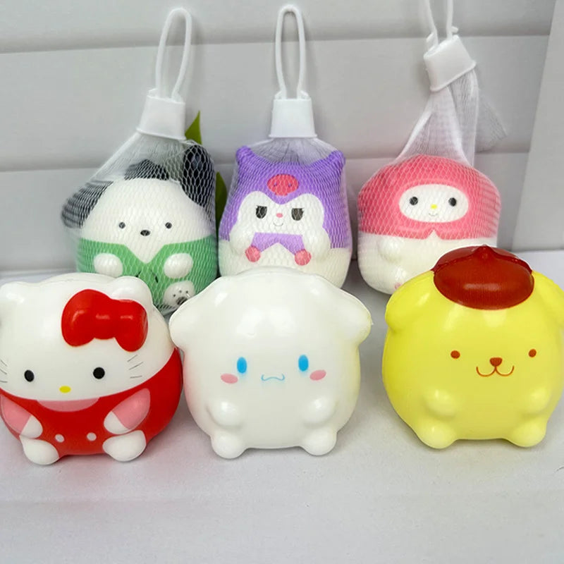 Kuromi Hello Kitty Stress Tabas Squishy Anime Cartoon Free Stuff for Boys Girls Children Pocket Pushy Squeeze Fidget Toys Gift