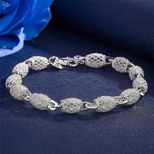 Fine 925 Sterling Silver Lucky Bead Bracelets For Woman Luxury Original Multi-layer Charm Bracelet Elegant Party Jewelry Gifts