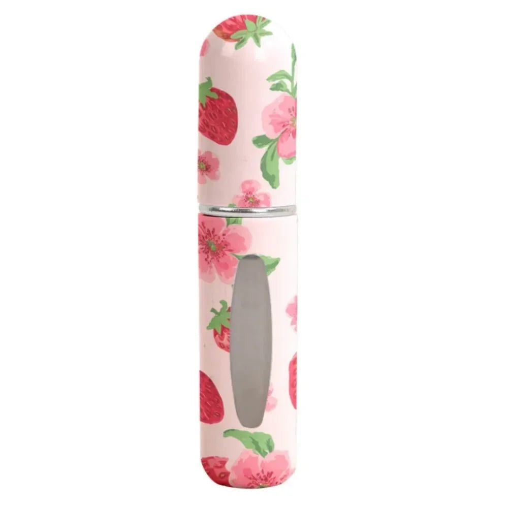 5ml Mini Perfume Bottle Essential Oil Alcohol Spray Atomizer Bottle Spray Rotating Bottle Refillable Empty Cosmetic Containers