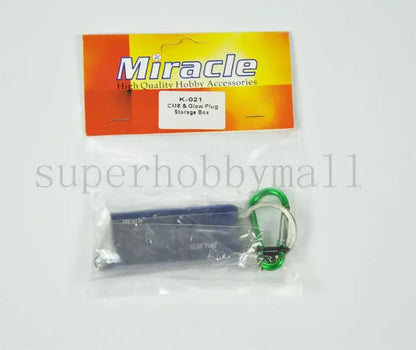CM8 Glow Plug Storage Box Spark Plugs Protection Case Portable and Compact Tool for RC Model Players