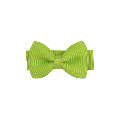 RIBBON BOWS Mini Ribbon Hair Bows Clip for Girls Bangs Hairgrips Covered Safety Bows Headwear Kids Head Claw Accessories