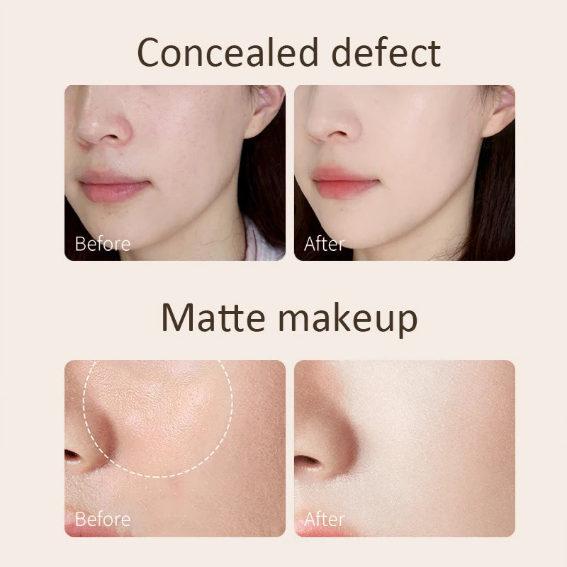 Mack Andy Matte Finish Liquid Foundation - Oil-Control, Waterproof, Full Coverage Concealer for All Skin Tones