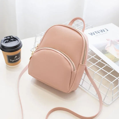 Fashion Lady Backpack Mini Soft Touch Multifunction Small Women Shoulder Bag All-Match Outdoor Travel Bolsa Mochila Mujer 25 #