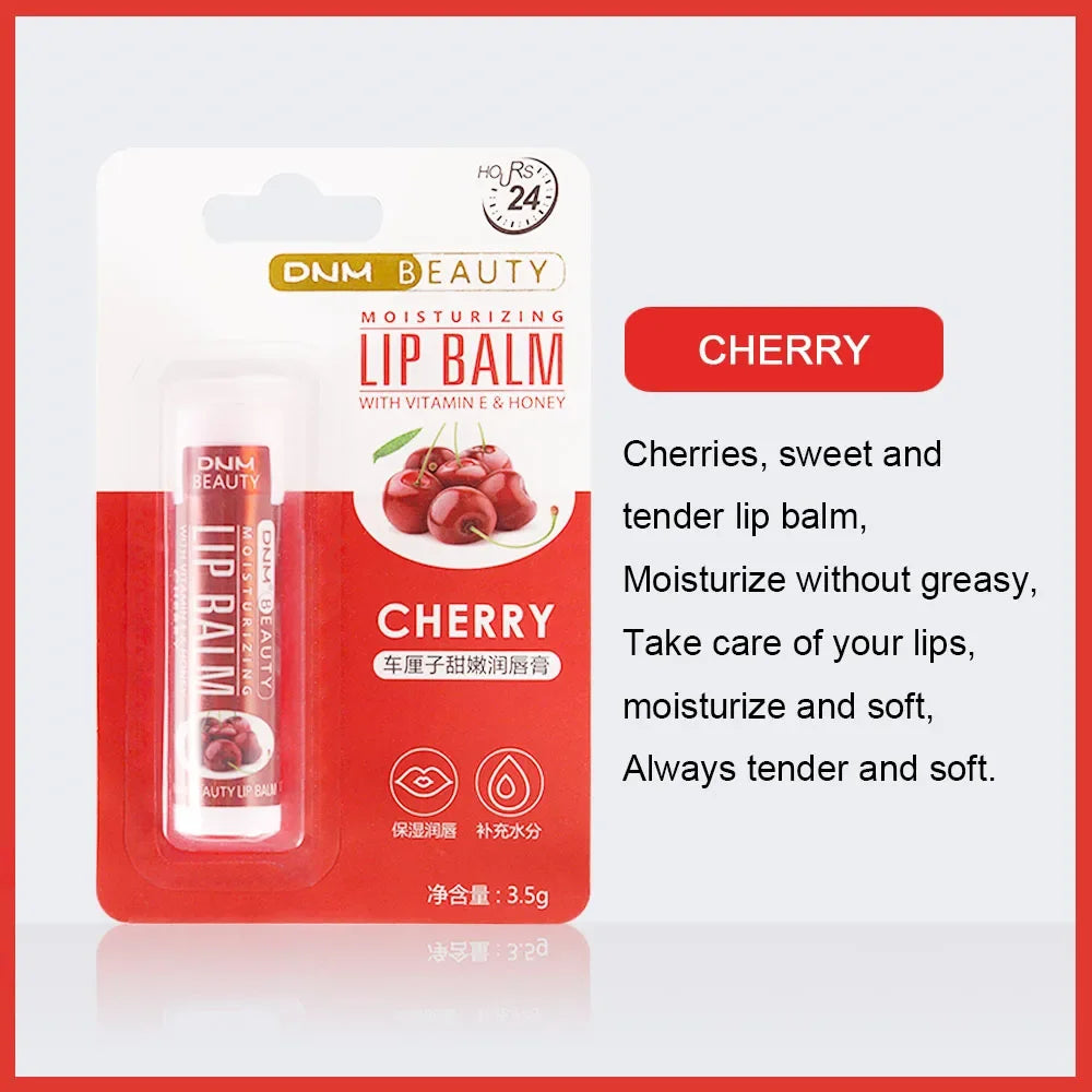 Fresh Fruit Lip Balm Lip Oil Moisturizing Clear Transparent Lipstick Long Lasting Hydrating Lipgloss Cosmetic Lip Gloss Base Gel