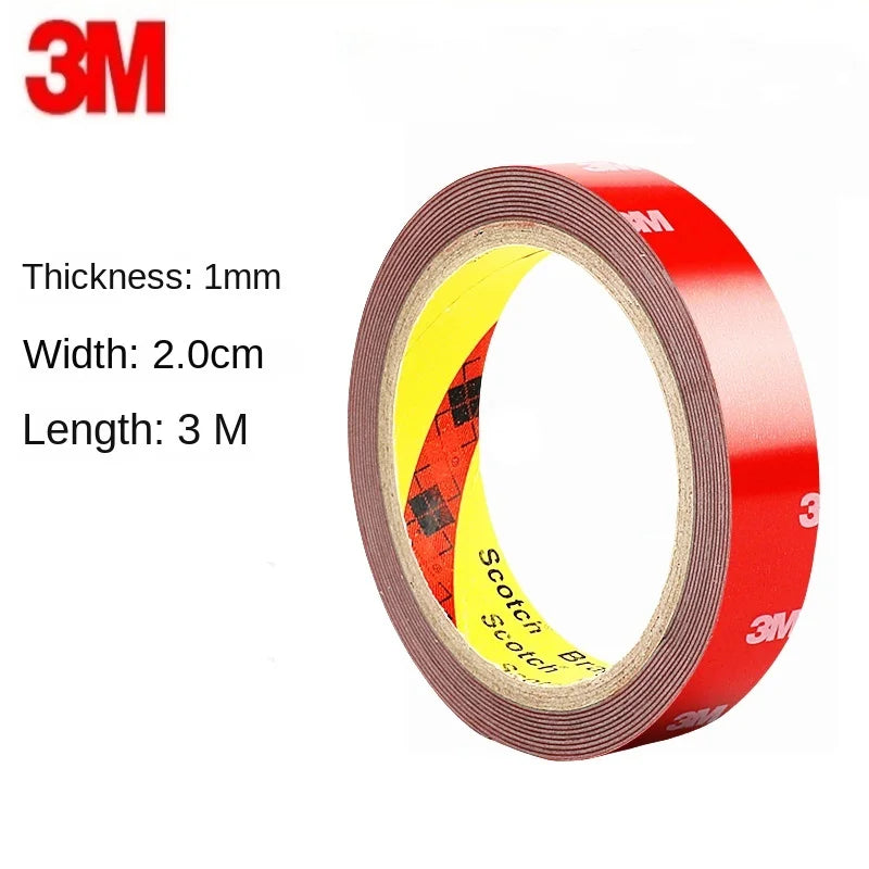 3M VHB Strong Double Sided Adhesive 3M 4229P 5-50mm Waterproof Traceless Foam Adhesive Tape For Car Home Indoor High Temperature