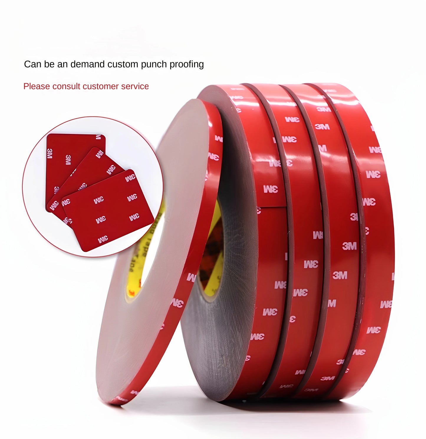3M VHB Strong Double Sided Adhesive 3M 4229P 5-50mm Waterproof Traceless Foam Adhesive Tape For Car Home Indoor High Temperature