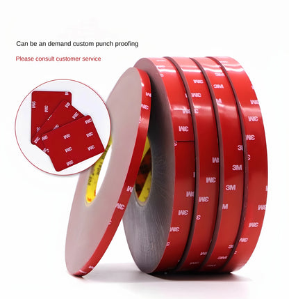3M VHB Strong Double Sided Adhesive 3M 4229P 5-50mm Waterproof Traceless Foam Adhesive Tape For Car Home Indoor High Temperature