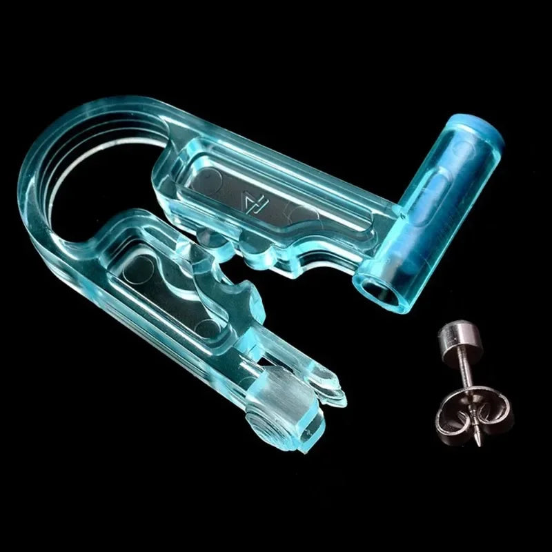 1Pcs Disposable Safe Painless Ear Piercing Tool, Healthy Sterile Punctur Kit Earring Studs Nose Rings Piercing Gun Set