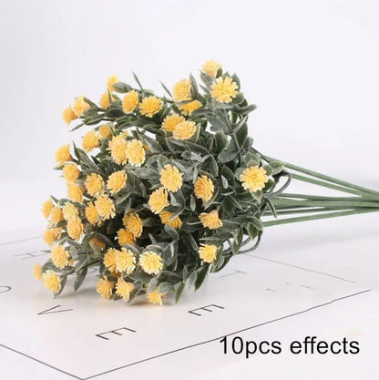Arrangement Wedding Bouquet Floral Babysbreath Gypsophila Fake Flowers Artificial Flowers