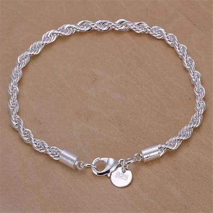 925 Sterling Silver Hollow Heart Zircon Bracelets For Women Korean Sweet Sparkling Adjustable Chain Bracelet Fashion Jewelry
