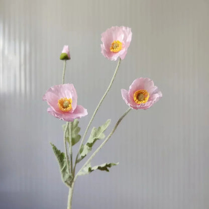 Artificial Poppy Flowers Bouquet Silk Fake Flowers For Home Garden Decor Marriage Party Wedding Decoration DIY Vase Accessories