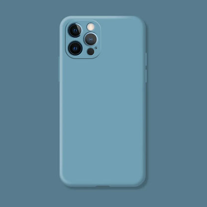 Original Soft Silicone Phone Case For iPhone 14 13 11 12 15 Pro Max Mini X XR XS 7 8 Plus SE 2020 Shockproof Back Cover Cases