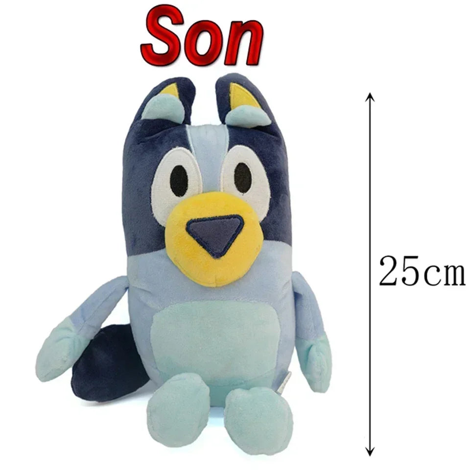 @ SALE Bluey Dog Bingo Family Plush Toy Cartoon Dog Soft Stuffed Animals Dolls Birthday Christmas Gifts Family Blue-Y Bingo