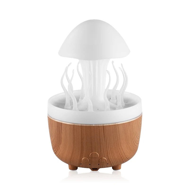 Rotating Raindrop Essential Oil Diffuser, 7-Color Changing Night Light Home Ultrasonic Cool Mist Humidifier with Remote Control