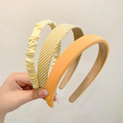 3pcs Set Fashion Girls Women Cloth Hair Bands Headdress Headband Girls Hairband Hair Hoop Female Hair Accessories Headwear