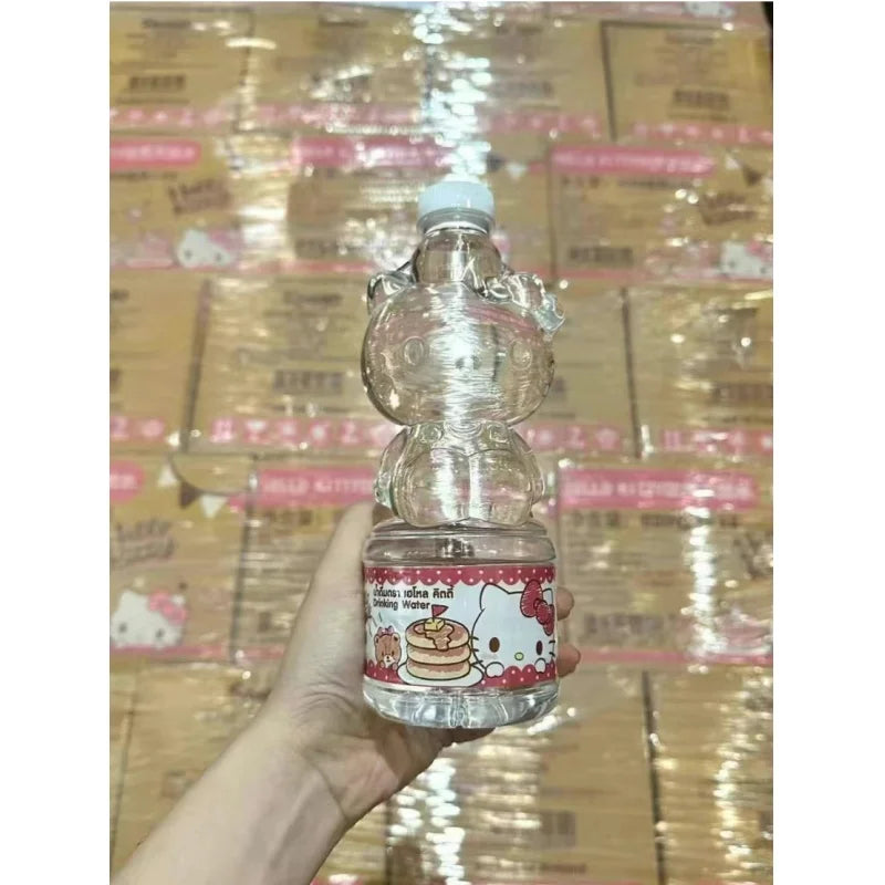 Hello Kitty Water Bottle Cute Anime Versatile Kt Women Accessories Home Supplies Desktop Accessories Kawaii Girl Gift Wholesale