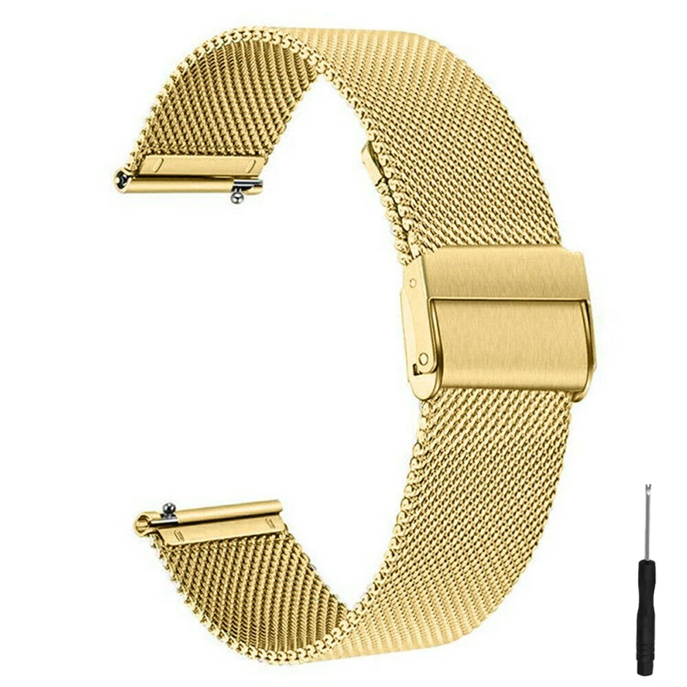 18/20/22/24mm Metal Strap for Samsung Galaxy Watch 765 40/44mm Mesh Bracelet for Huawei Watch GT6 5 GT5Pro 4/3Pro 46mm Wristband