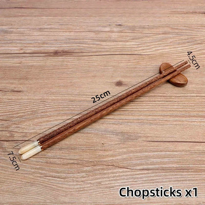 1/5 Pairs Chinese Chopsticks Wooden Sushi Sticks Japanese Chopstick Set Reusable Korean Food Chop Sticks Kitchen Wood Tableware