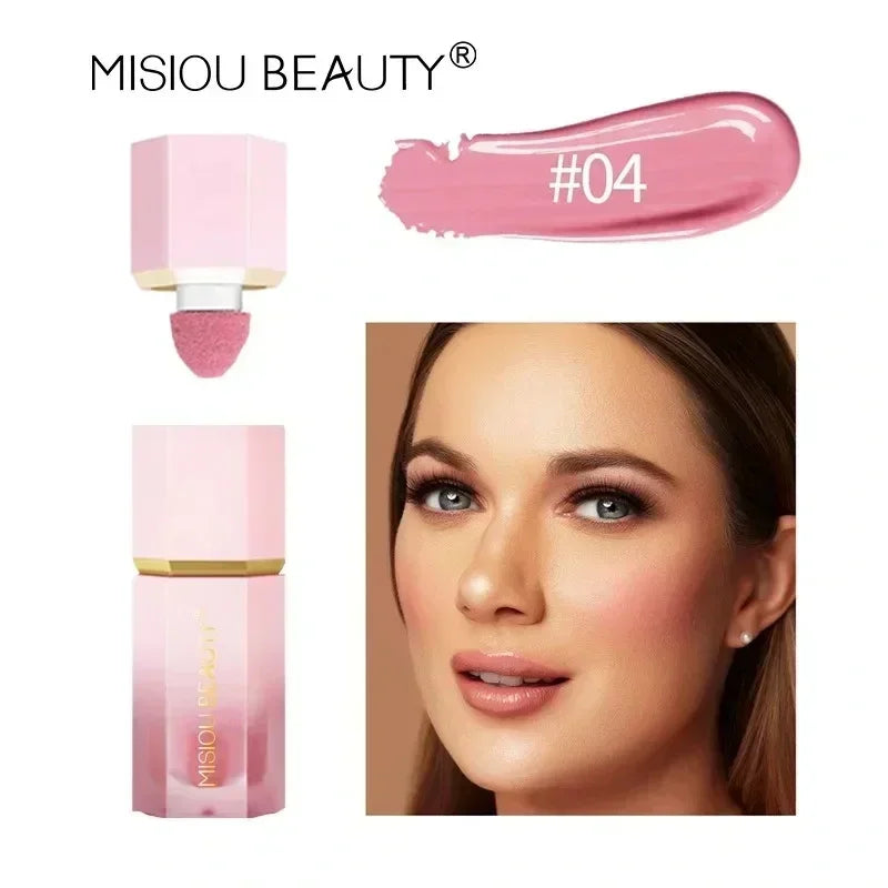 Natural Blusher Cute Korean Makeup for Women Liquid Blush Waterproof Multi-purpose Facial Nourishing Blush Stick Cheek
