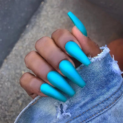 Luxury Designed Reusable Pink Nude False Nails Short Custom Acrylic Press On Nails Artificial Nails With Glue For Woman And Girl
