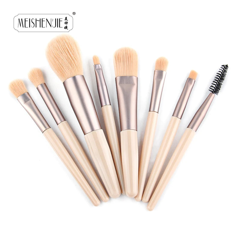 MEISHENJIE 5/8 PCS Makeup Brushes Set Eye Shadow Foundation Women Cosmetic Brush Eyeshadow Blush Beauty Soft Make up Tools Brush