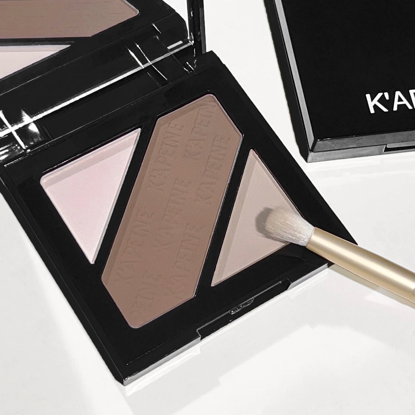 Two-tone three-color contouring palette, shadow nose shadow touching, brightening, contouring, highlighter contouring palette