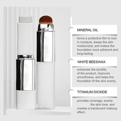 2-in-1 Color-changing Foundation Stick Changing Foundation Stick Brightens Concealer Stick Makeup Brightening Makeup Tool