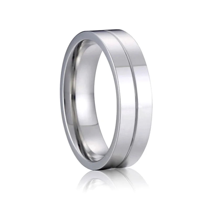 Couple Wedding Rings For Men Lover's Alliance Male Female Ringe Anniversary Stainless Steel Jewelry Ring Woman Gold Color