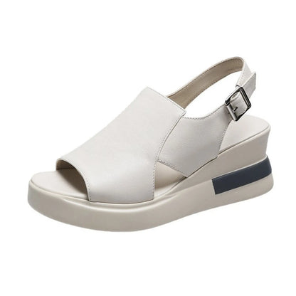 Summer Wedge Platform Sandals Fashion Retro Romen Beach Shoes Ladies Casual Peep Toe Soft Comfortable Sandalias De Mujer
