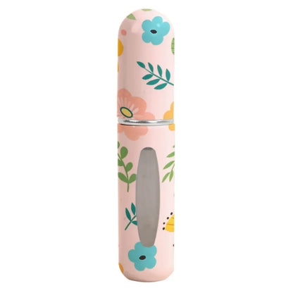 5ml Mini Perfume Bottle Essential Oil Alcohol Spray Atomizer Bottle Spray Rotating Bottle Refillable Empty Cosmetic Containers