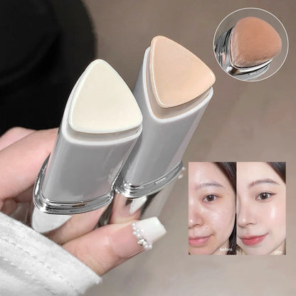 Double-Ended Matte Concealer Stick Moisturizing Foundation Cover Acne Eye Dark Circle Modify Skin Tone Face Primer Base Makeup