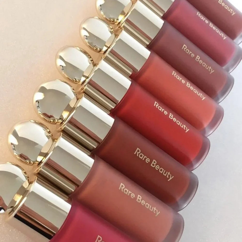 Rare Beauty Lipstick Blush Highlighter Cosmetics Moisturizing Long-Lasting Inspiring Hope Honesty Happiness Joy Makeup with Box