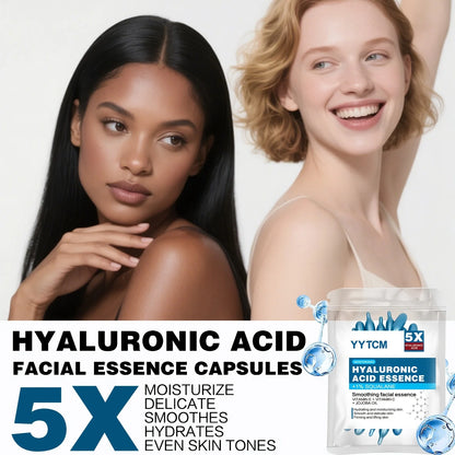 Hyaluronic acid deep moisturizing capsule essence, deep moisturizing and brightening skin essence (0.4gx30 capsules)/bag -1 bag